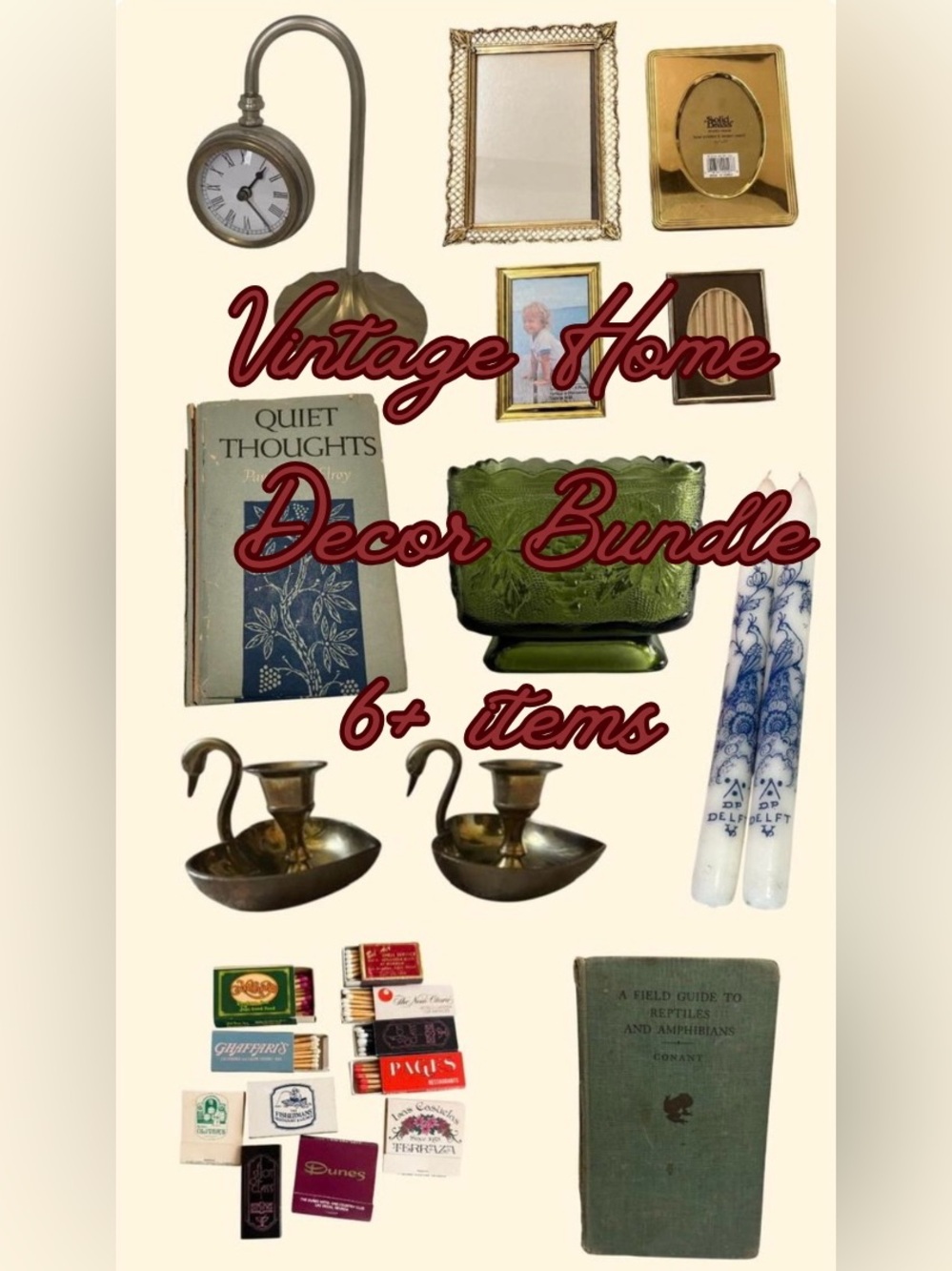 Vintage Home Decor Bundle - 6+ items